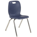 Plastic School Classroom Stacking Chair, 4-Pack C17562