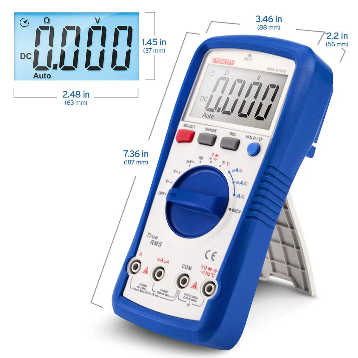 6000 Counts Digital Multimeter U6682