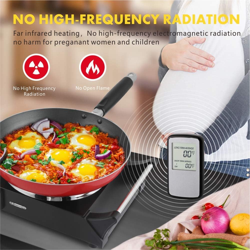 1800W Double Burner Hot Plate with Adjustable Temperature Q98905