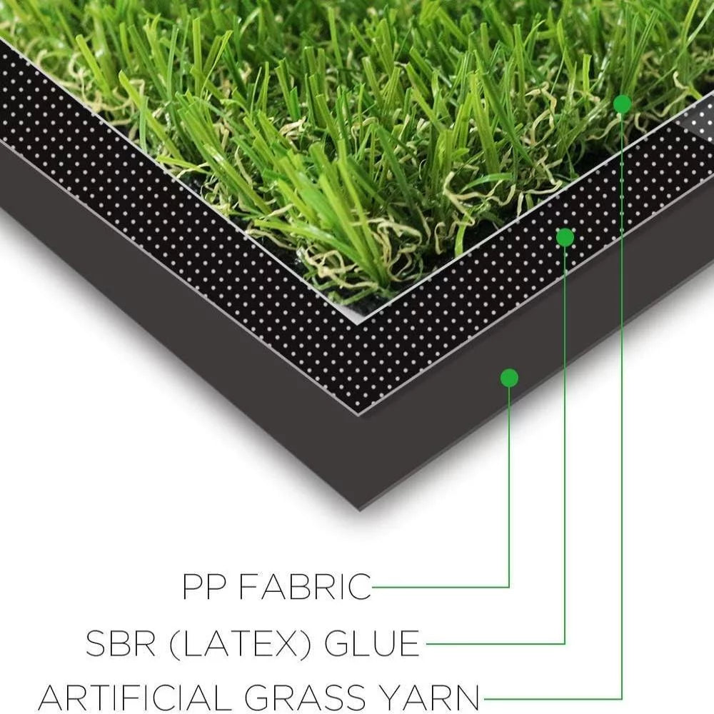 Artificial Grass 12x15 0.8in Pile Height Artificial Turf P10287