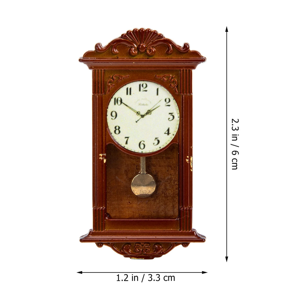 Mini Toy Hanging Roman Clock Bell Metal C64290