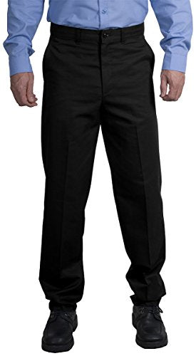 Stain Resistant Flat Front Work Pants Y419097