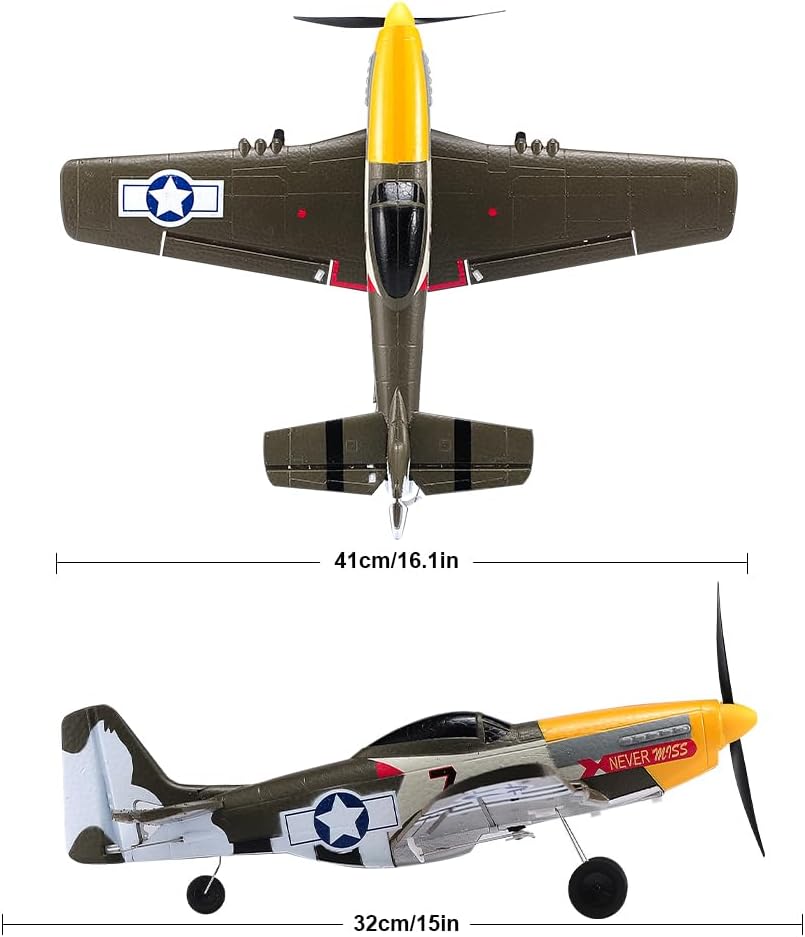 4 Channel Remote Control Airplane with Aileron G451