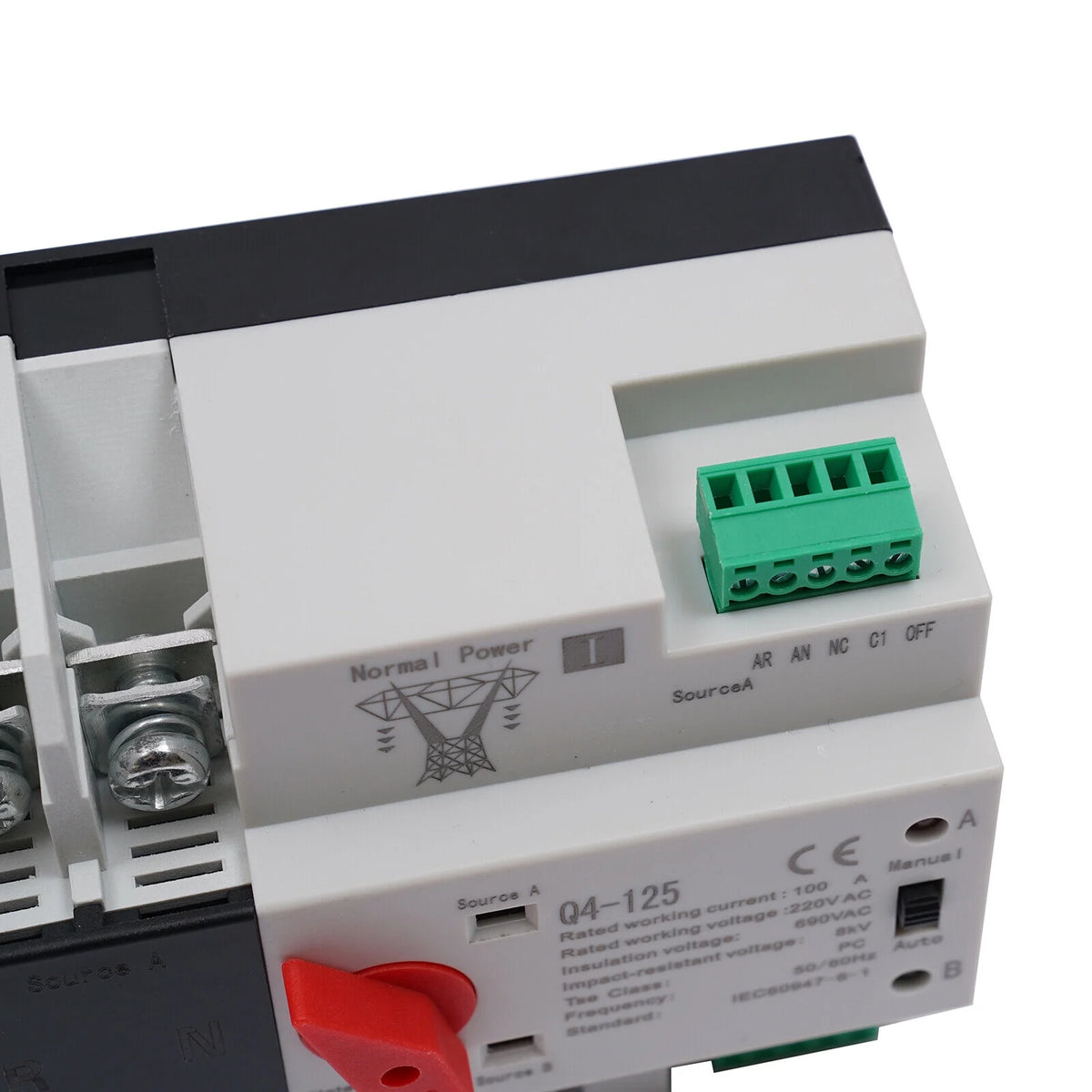 2P 100A 110V 50Hz/60Hz Automatic Transfer Switch W705