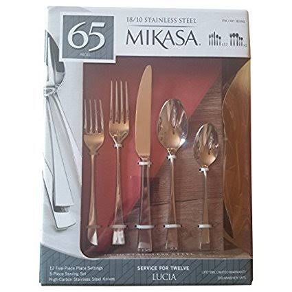 65 Piece 18/10 Stainless Steel Dining Set F967