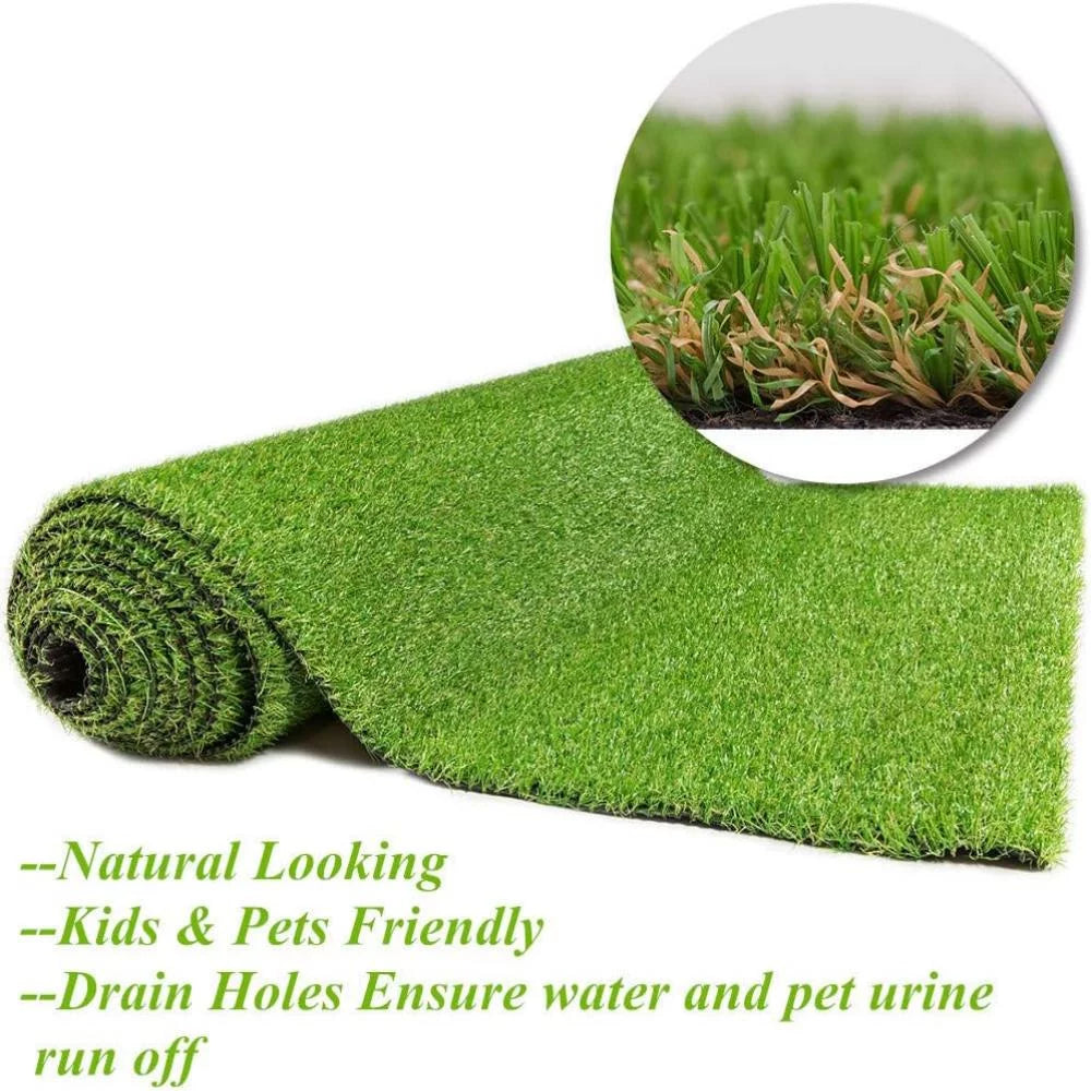 Artificial Grass 12x15 0.8in Pile Height Artificial Turf P10287