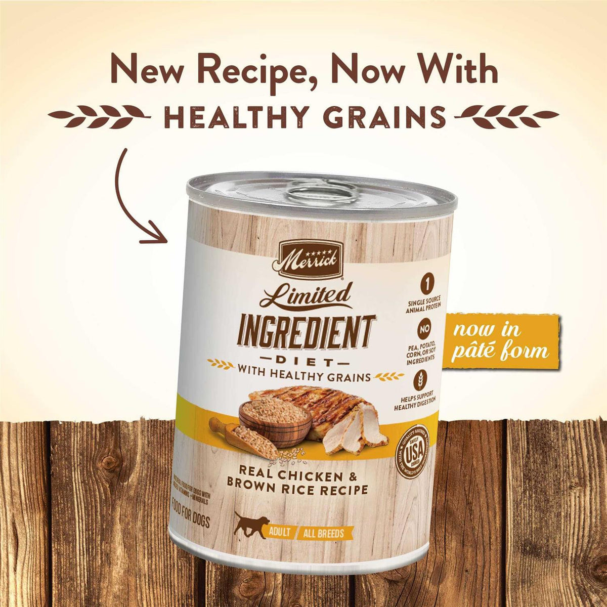Chicken & Brown Rice Wet Dog Food B159294