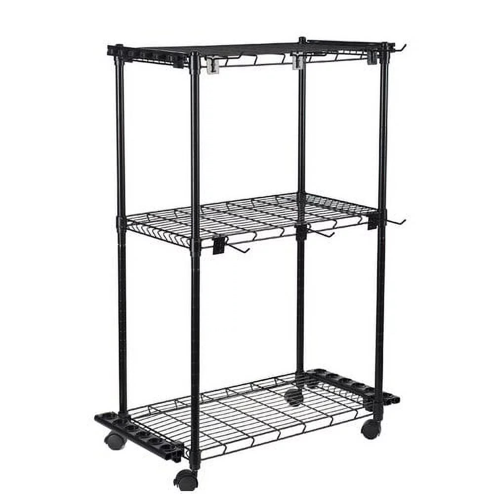 Tackle Trolley with Adjustable Shelves and Racks E8819