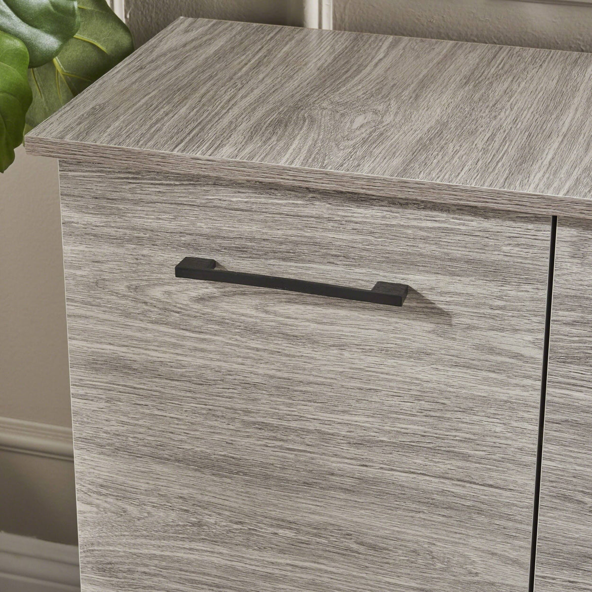 Grey Wood Cabinet J161