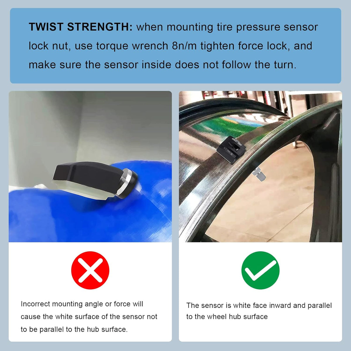 TPMS Tire Pressure Sensors 315MHz Preprogrammed Replacement 4 Pack N709