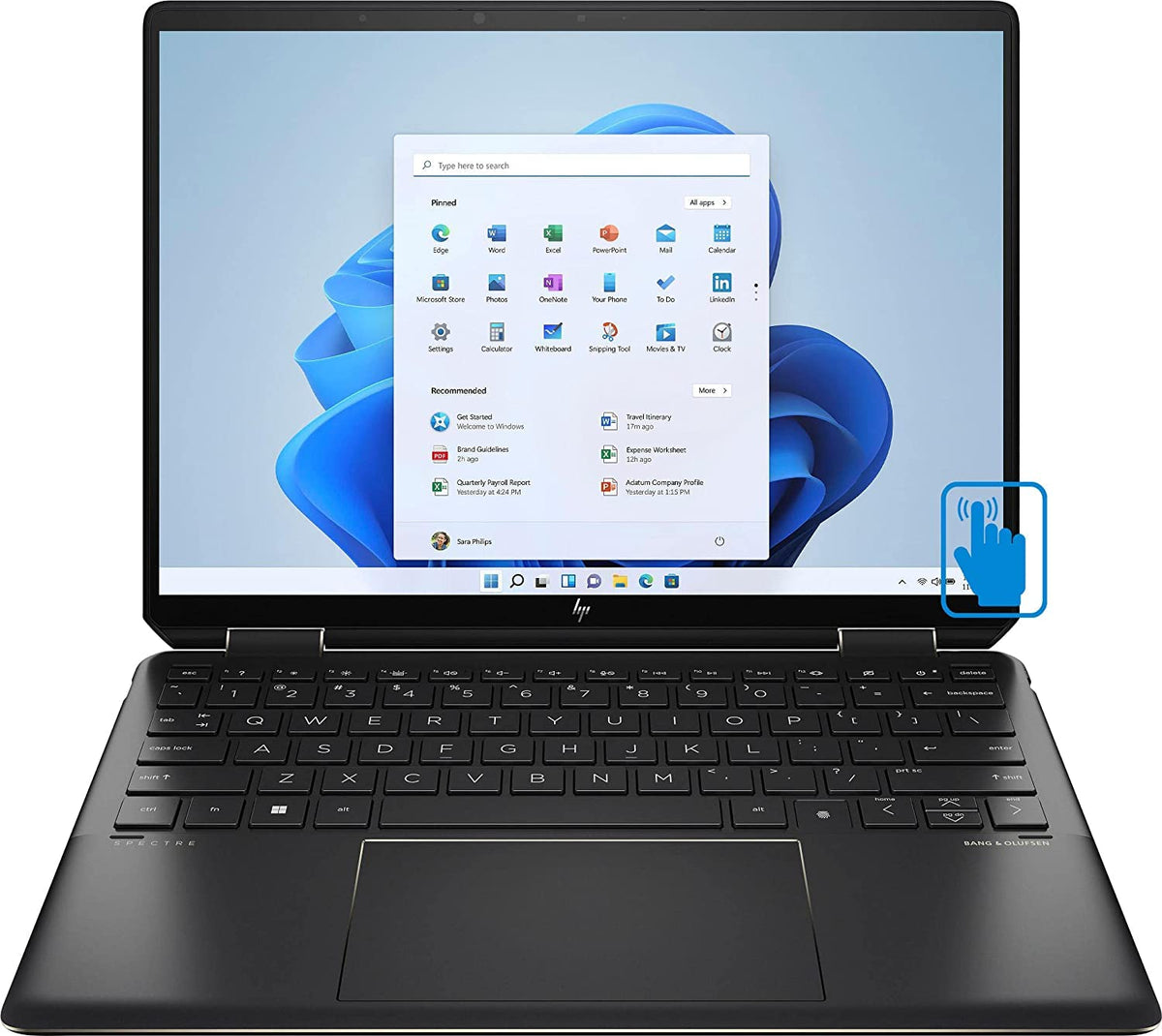 13.5" Touch Laptop with Intel i7, 16GB RAM, 512GB SSD, Nightfall Black Y181