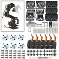 Black 6DOF Aluminium Robot Arm Kit with MG996 Servos A474575