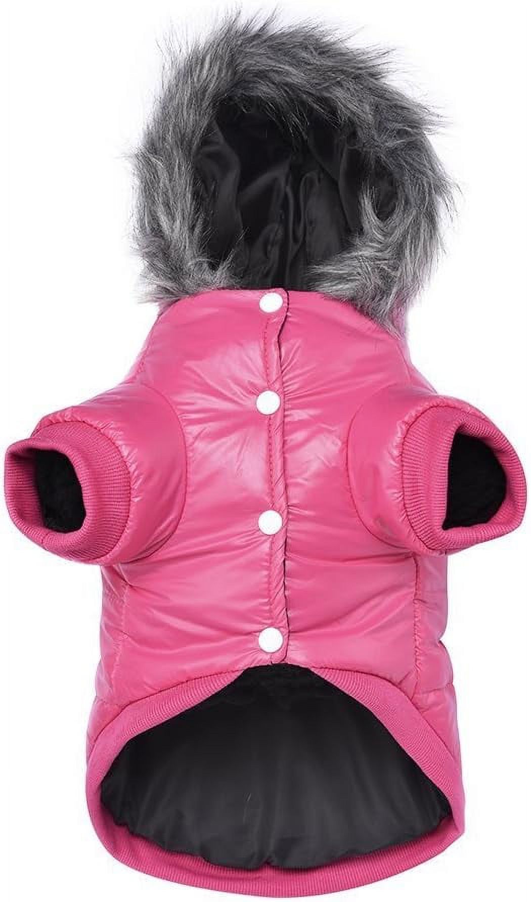 Pink Dog Winter Coat Puffer Jacket T512