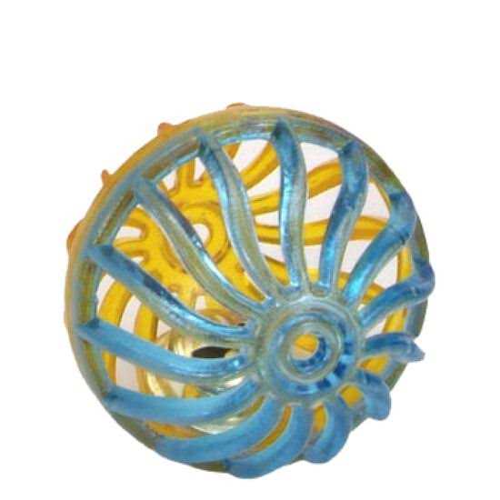 Assorted Lattice Balls Cat Toys 4/Pkg Y10387