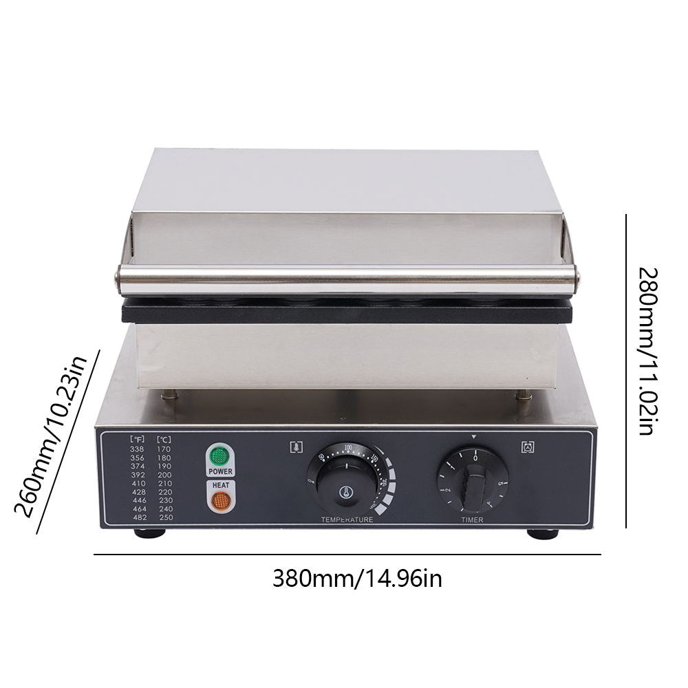 Non-Stick Electric Waffle Maker 1.6kW U8423