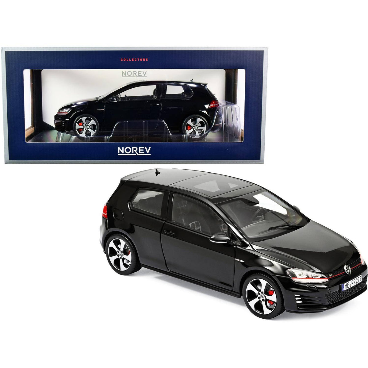 Black 1/18 Diecast Model Car P787013