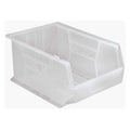 Clear-View Plastic Storage Bin 16 inch x 11 inch x 8 inch, Pack of 4 B644