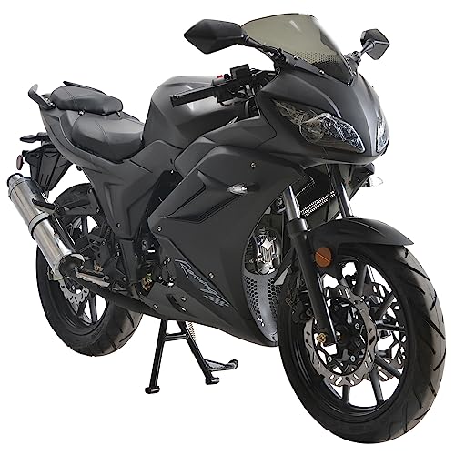 125cc Motorcycle with Manual Transmission, LED Lights and 17 inches Wheels Y6254