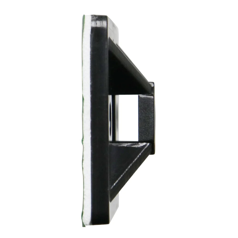 Black Mounting Base for Cable Runs, 100 Pack B5137