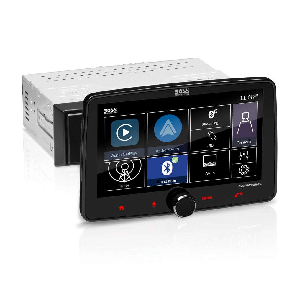 Single Din 7 Inch Touchscreen Car Stereo with Apple CarPlay Android Auto Bluetooth V2508