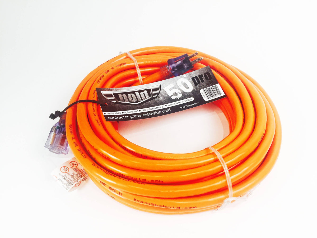 Blue Contractor Grade Lighted End Extension Cord U444093