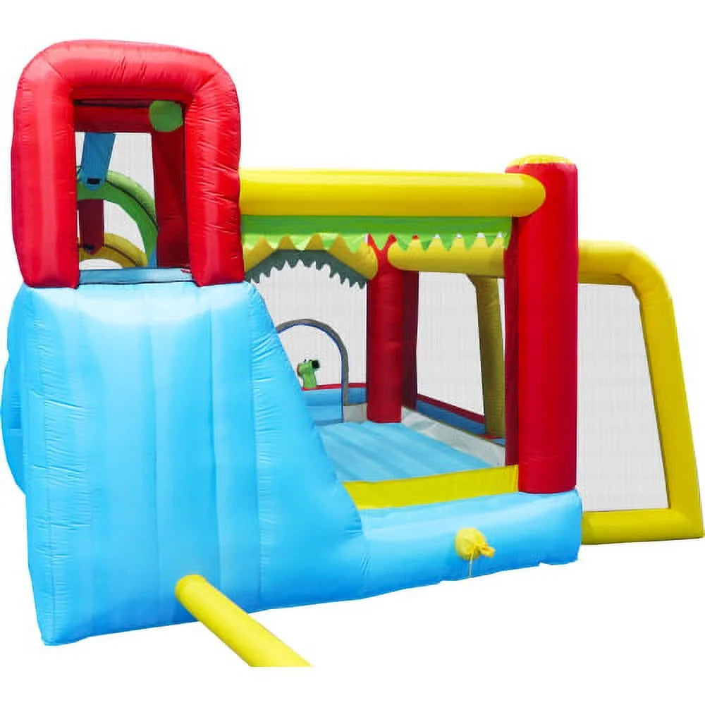 7 in 1 Inflatable Water Park Bouncer with Splash Pool I488
