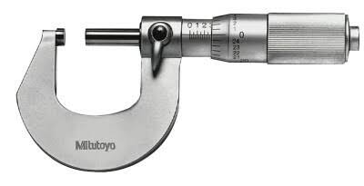 2 in-3 in Mechanical Micrometer with Ratchet Stop D642