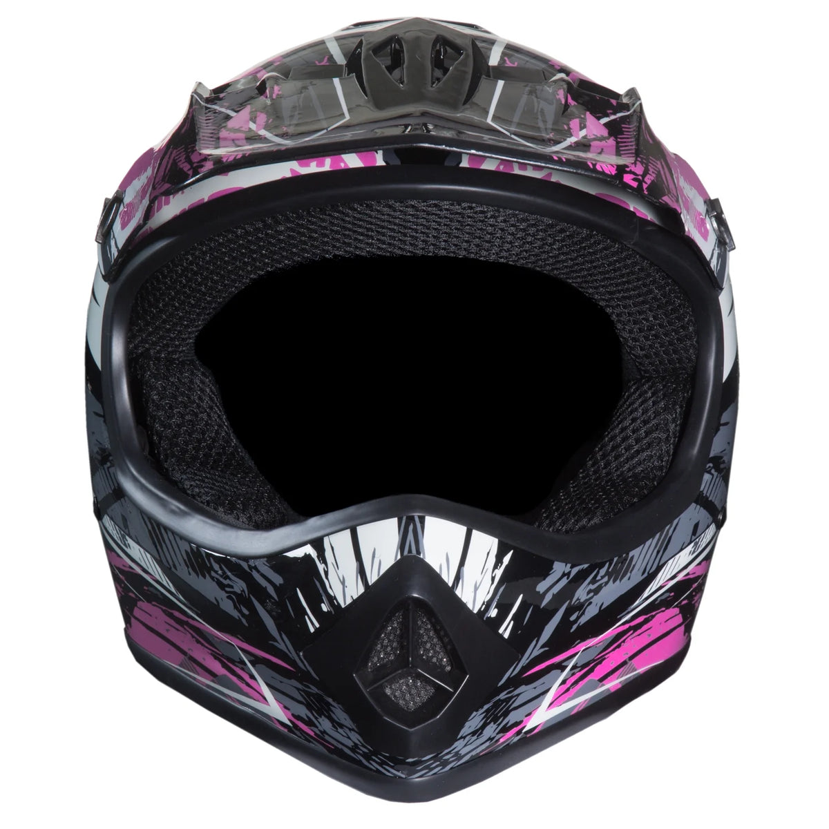 Youth MX/ATV Helmet DOT Approved - Pink B35075