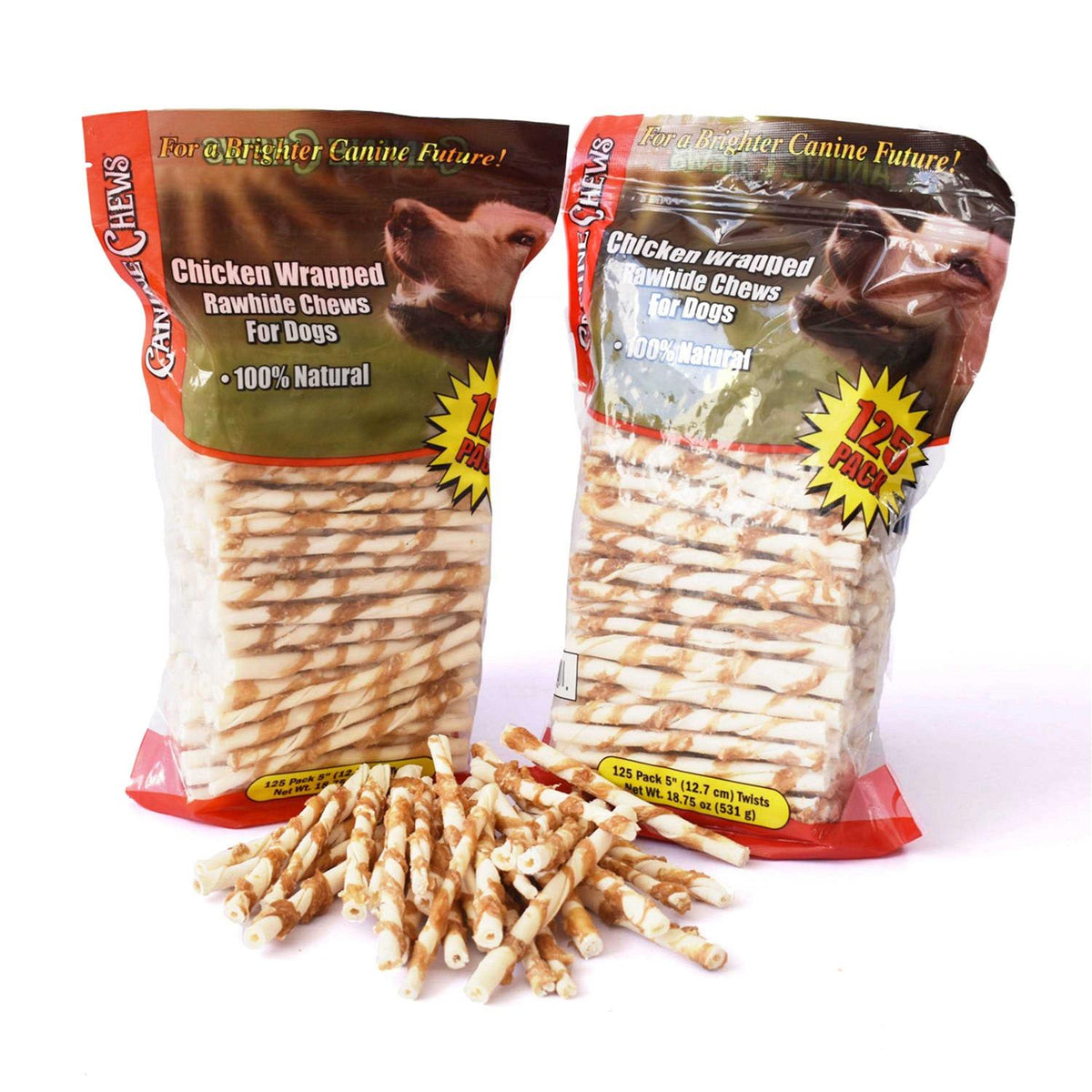 Chicken Wrapped Rawhide Chews O89624