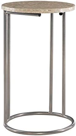 Silver Metal Accent C Table X942940
