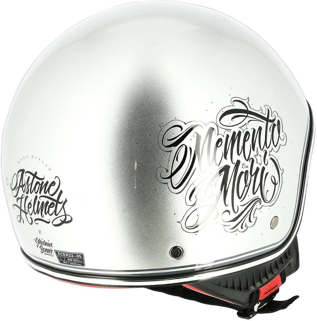 Silver M Jet Helmet B21099
