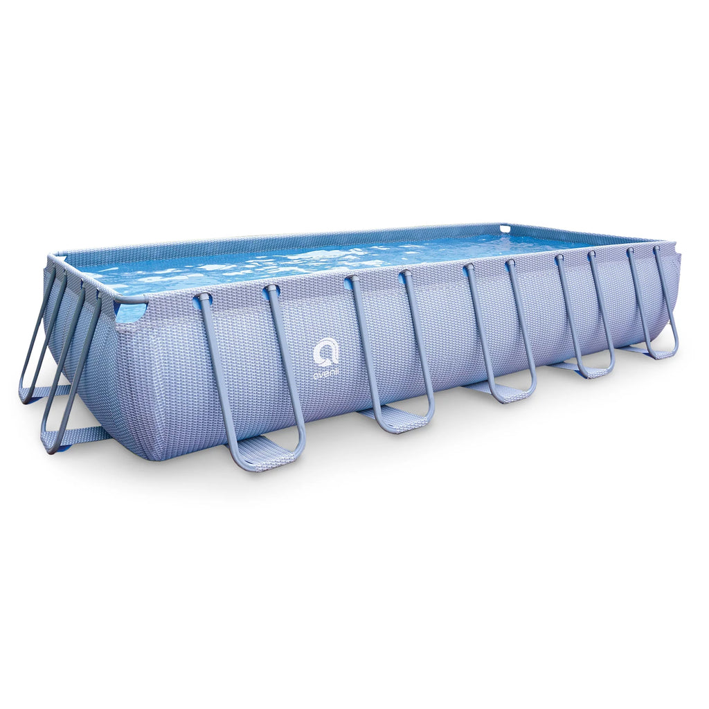 18 Foot x 39.5 Inch Rectangle Above Ground Swimming Pool A69298