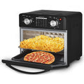 10qt Black Stainless Steel Air Fryer Toaster Oven Combo Q2674