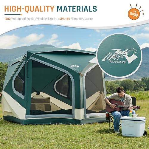 4/6/8 Person Instant Cabin Tent A1466