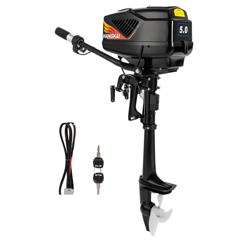 48V 1200W Electric Outboard Motor Short Shaft with 3 Blades Propeller J92646