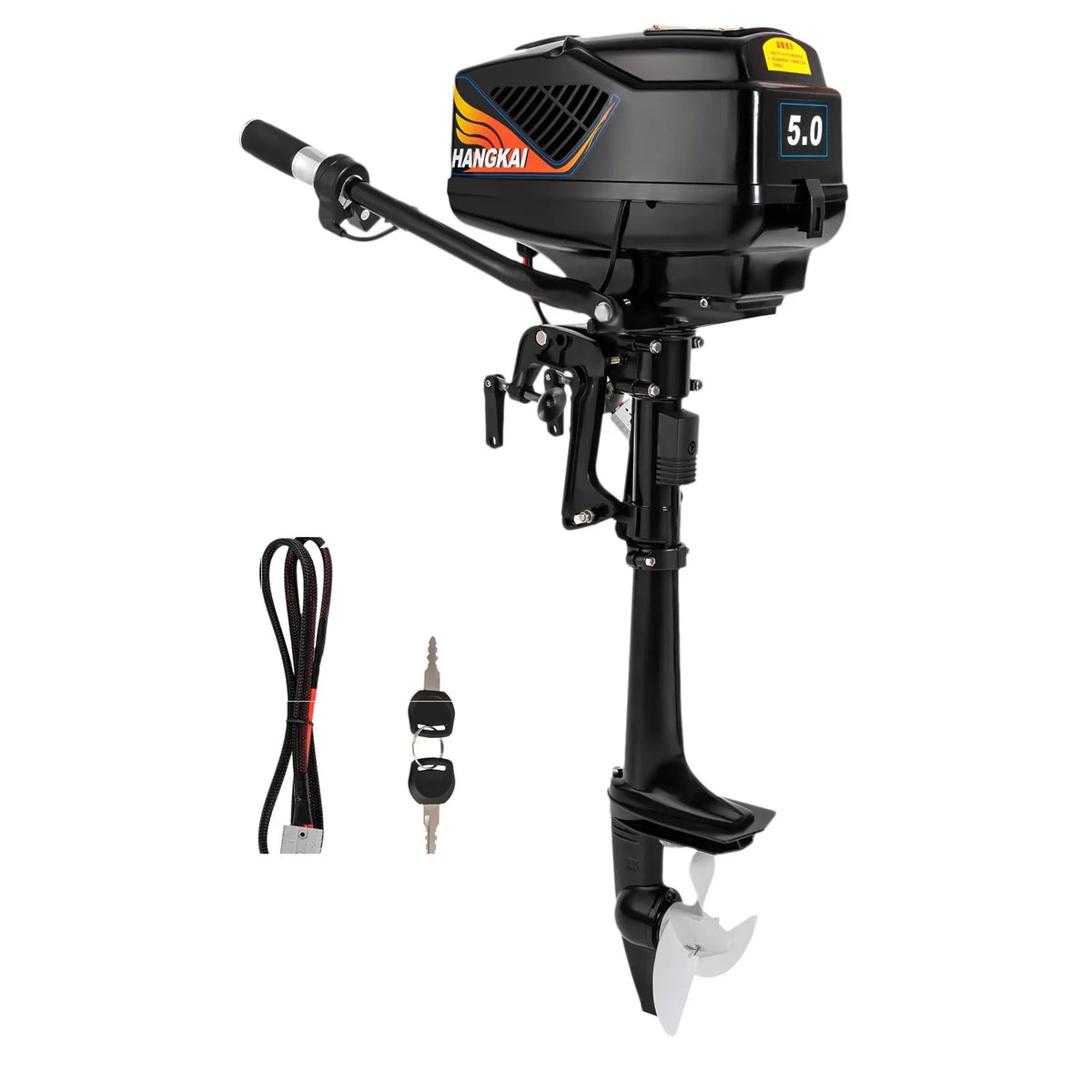 48V 1200W Electric Outboard Motor Short Shaft with 3 Blades Propeller J92646