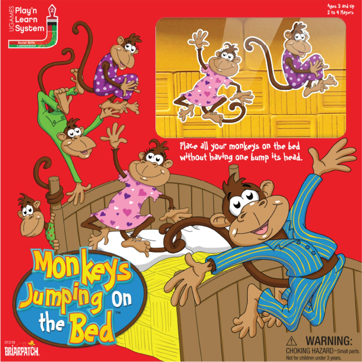 Monkeys Jumping on the Bed Game, Ages 3+ X891