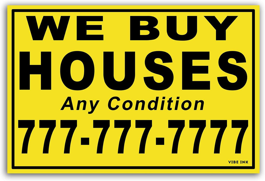 100-Pack of 12 x18 Yard Signs R693