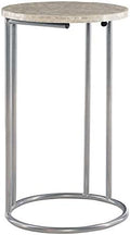Silver Metal Accent C Table X942940