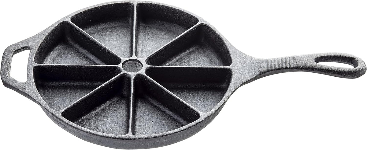 Round Cast Iron Corn Bread Skillet with Handle, 8.75" dia x 15.625" G3174