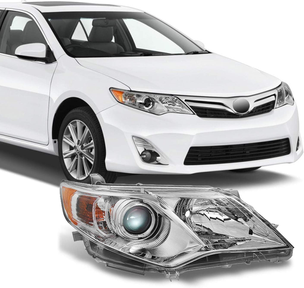 Toyota Camry Chrome Clear Projector Headlights Pair Q766398
