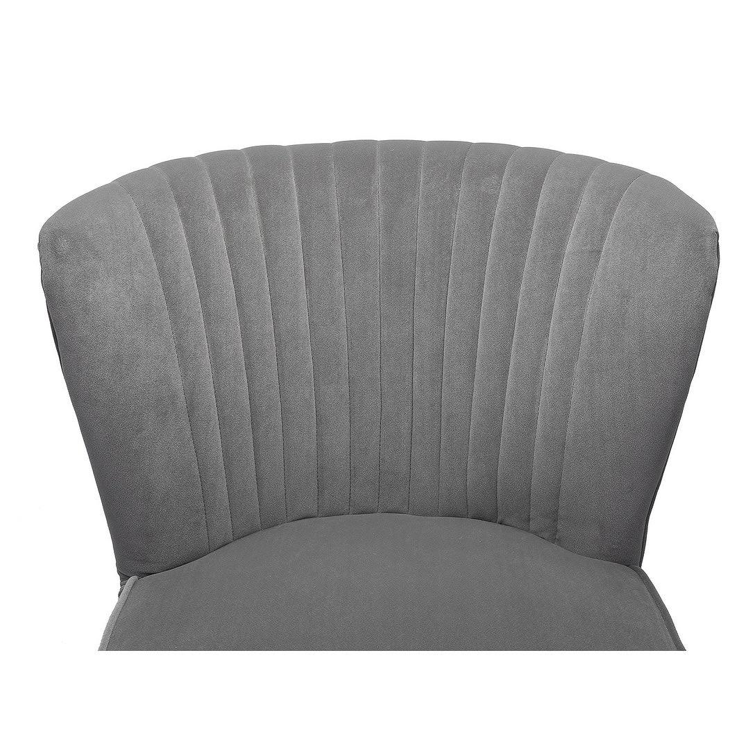 Grey Gold Legs Side Chair Set of 2 C214156
