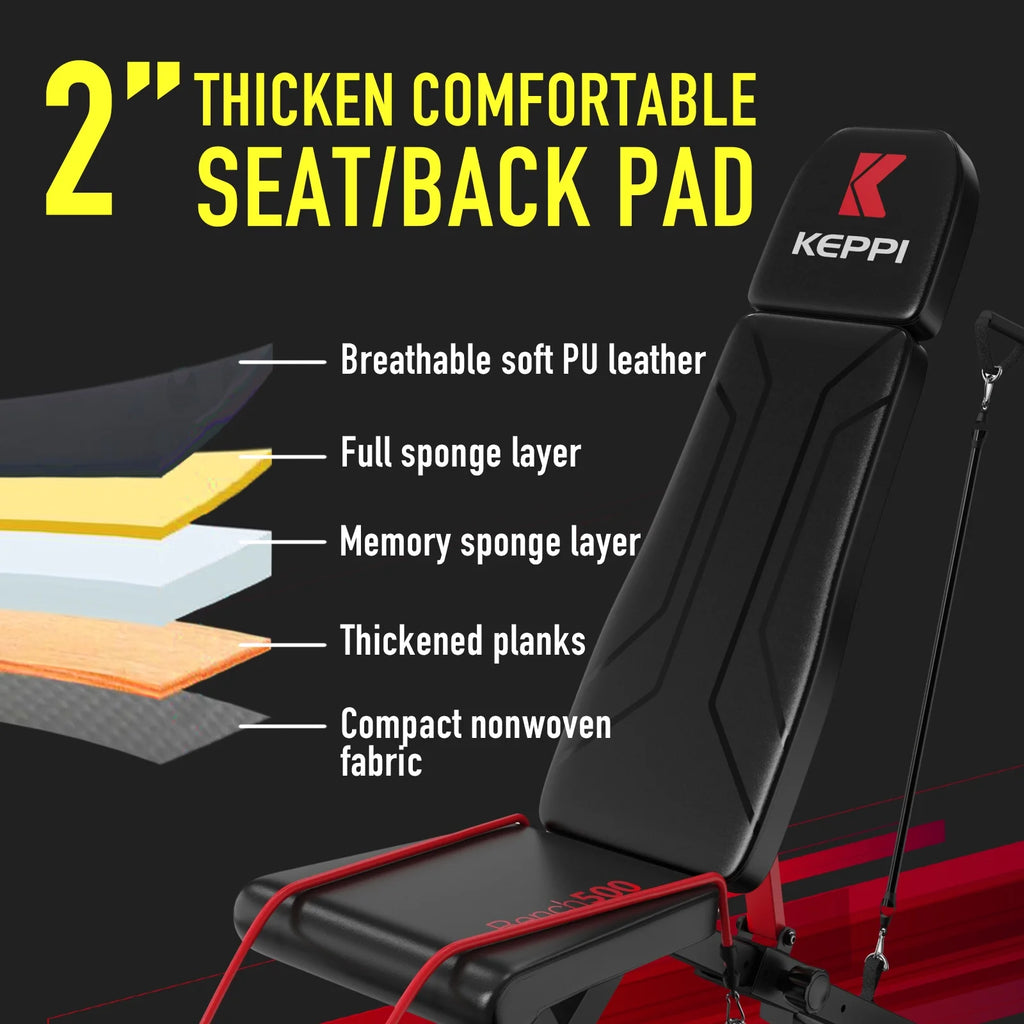 Adjustable Foldable Weight Bench for Home Gym A771
