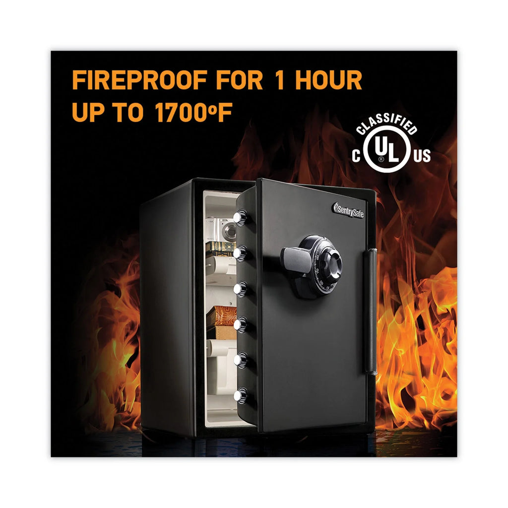Fire-Safe with Combination Access, 2 cu ft, Black O222