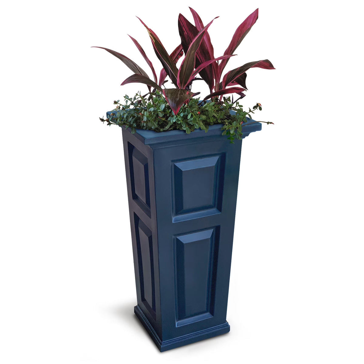 Neptune Blue Polyethylene Planter Z364