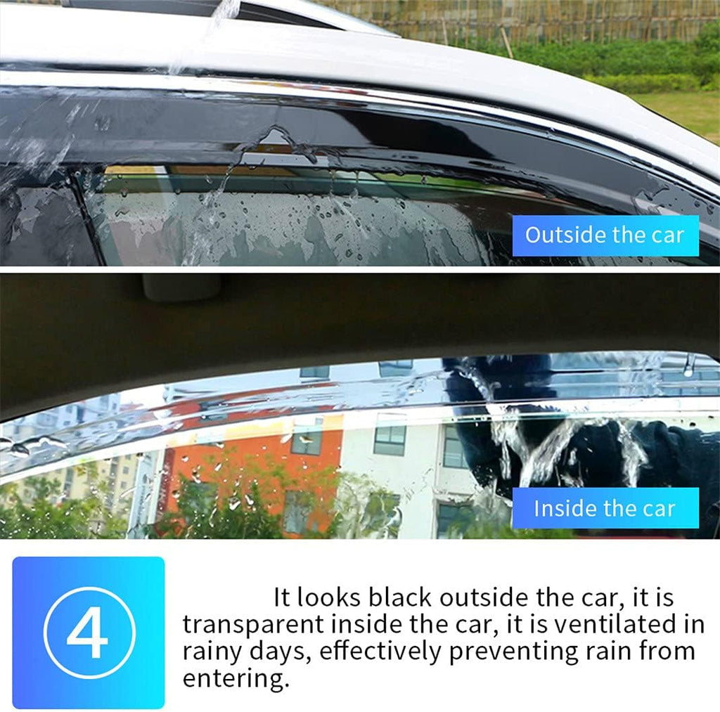 Side Window Deflector 4 Pcs Set Y426743