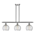 Brushed Satin Nickel 3 Light Island Light E858