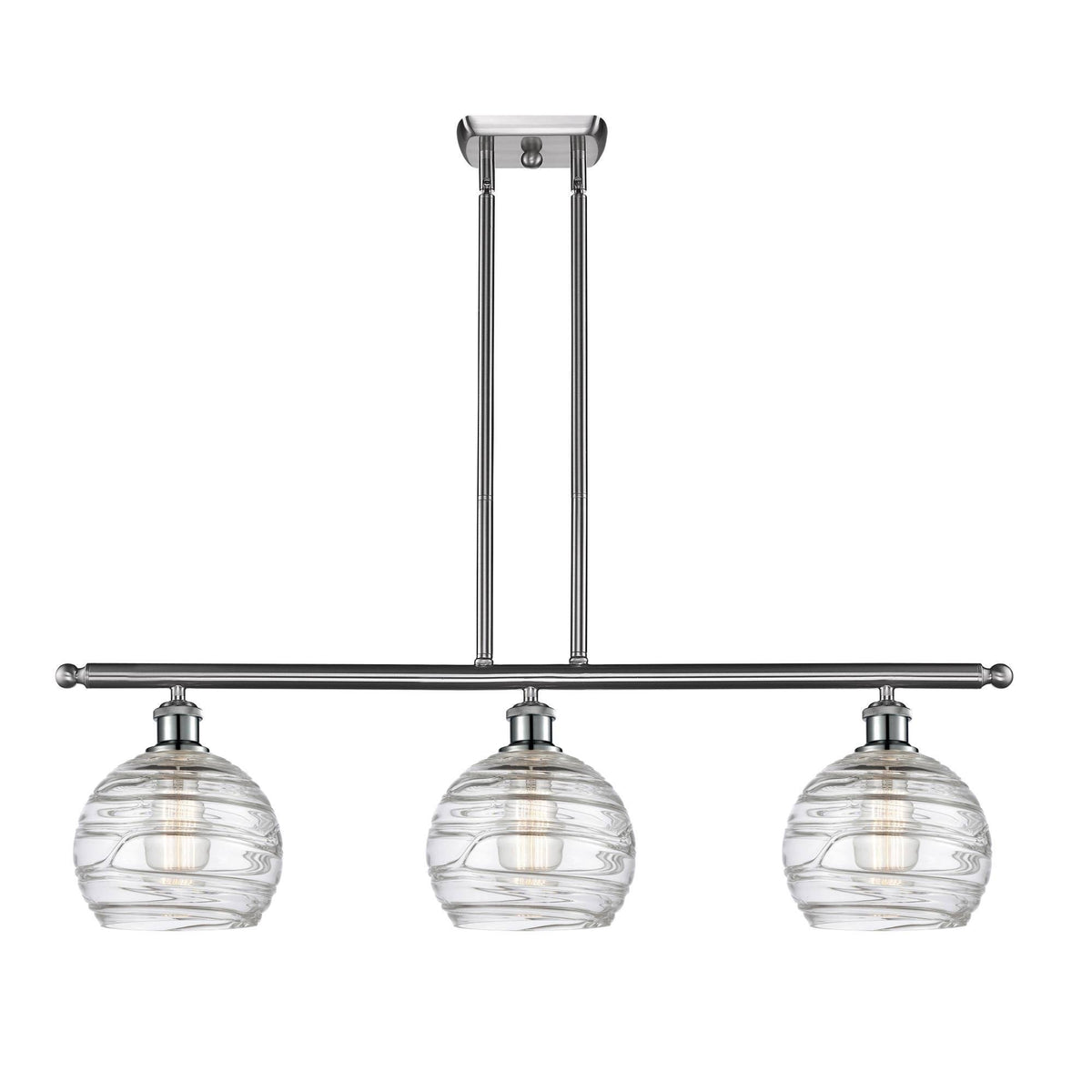 Brushed Satin Nickel 3 Light Island Light E858