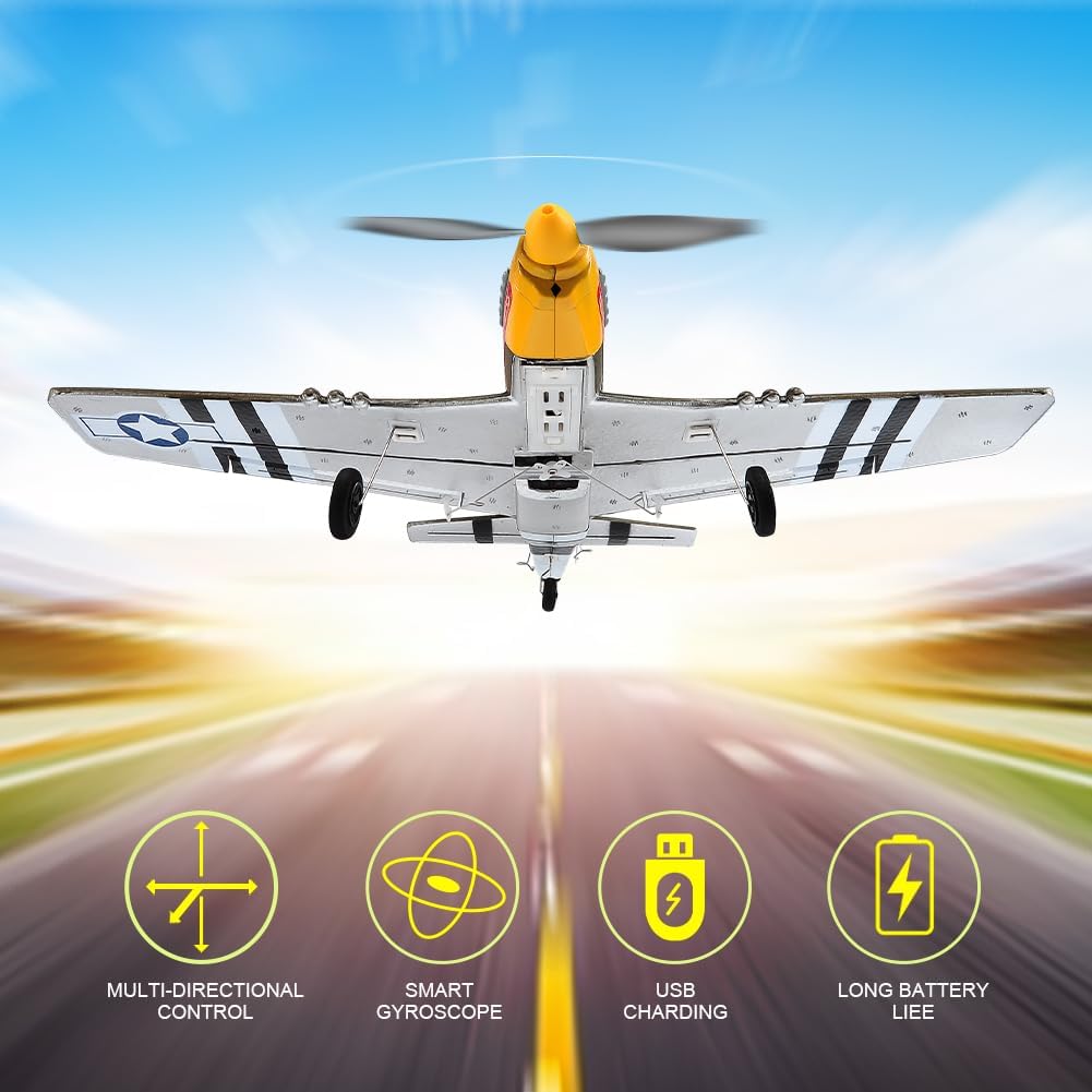 4 Channel Remote Control Airplane with Aileron G451
