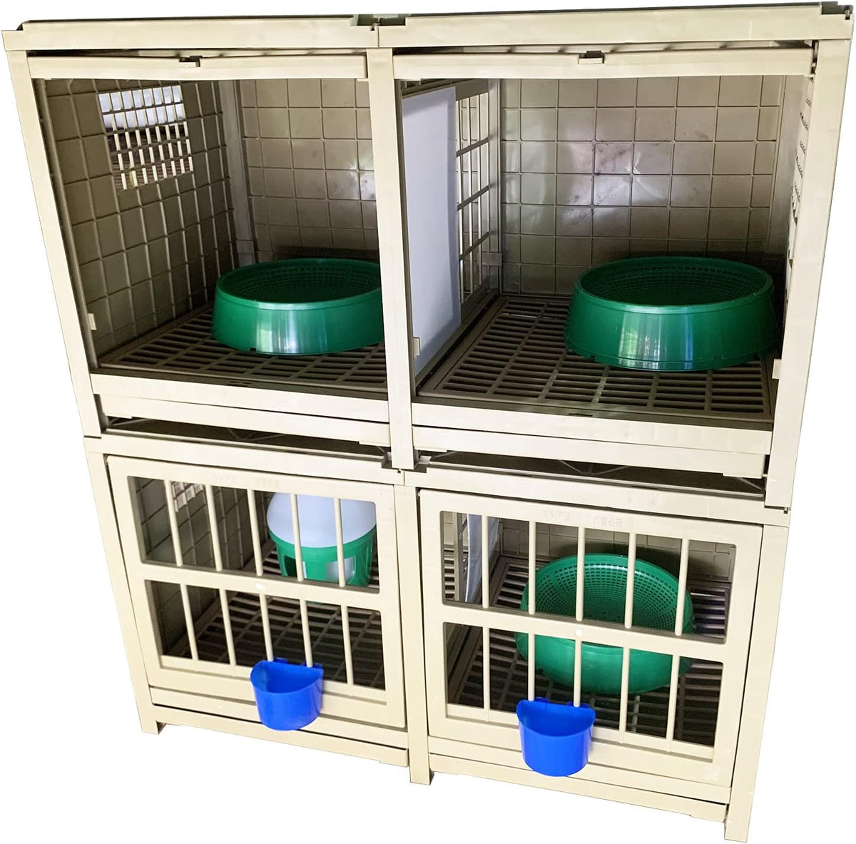 Pigeon Cage Plastic Bird Cage Nest Box Carrier Combination Package 32x18x18 Inch M891798